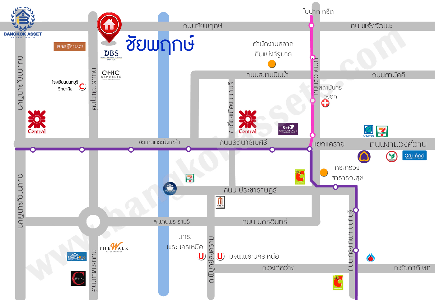 บ้านมือสองตกแต่งใหม่ คุณภาพแบรนด์ LH โครงการ ชัยพฤกษ์ ราชพฤกษ์-แจ้งวัฒนะ เนื้อที่ 66 ตร.ว. ฟังก์ชัน 3 ห้องนอน 3 ห้องน้ำ 2 ที่จอดรถ ภายในตกแต่งหรูหรา บนทำเลติดถนนราชพฤกษ์ เชื่อมสู่แจ้งวัฒนะได้อย่างรวดเร็ว ใกล้รถไฟฟ้าสายสีชมพู "ปากเกร็ด" จุดขึ้นทางด่วน "แจ้งวัฒนะ" โรบินสัน ไลฟ์สไตล์ ราชพฤกษ์ และ โลตัส นอร์ธราชพฤกษ์